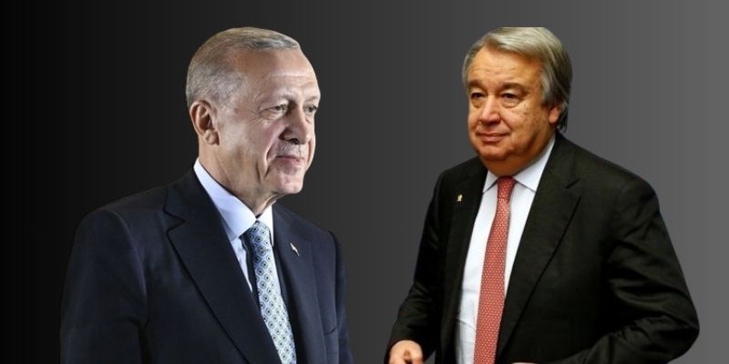 Cumhurbaşkanı Erdoğan, Antonio Guterres ile Gazze’yi Konuştu