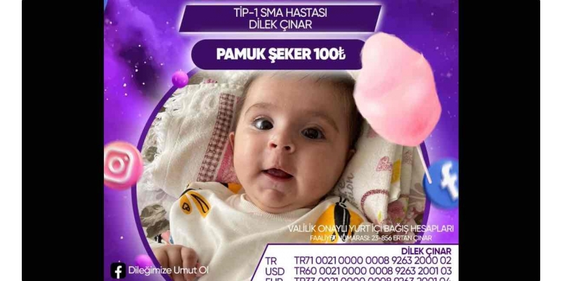 SMA Hastası Dilek Çınar'ın Sağlığı İçin Yaklaşık 2 Milyon Dolar Gerekli!