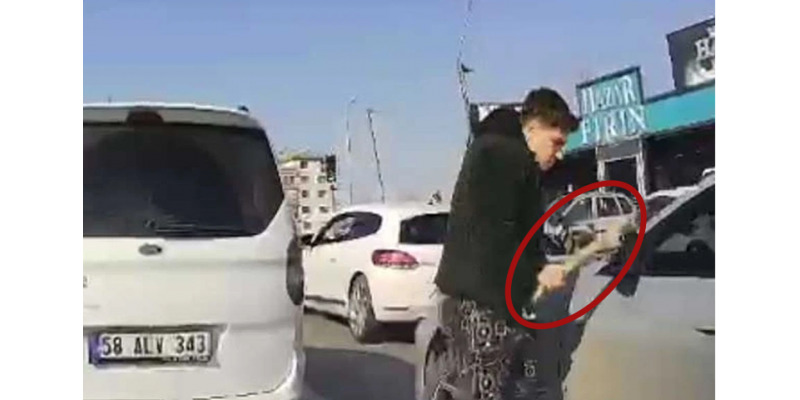 Ankara’da Trafik Kavgasında Beyzbol Sopasıyla Saldırı