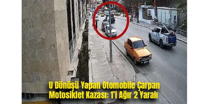 Amasya’da U DönüÅŸü Kazası: Motosiklet Sürücüsü ve Yolcusu Yaralandı
