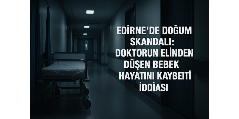 Edirne’de Doğum Skandalı: Doktorun Elinden Düşen Bebek Hayatını Kaybetti İddiası
